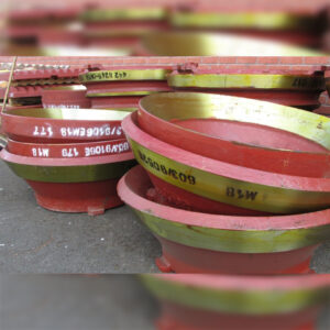 Mantos Móvil y Fijo al 16% y 18% para Trituradoras de Cono